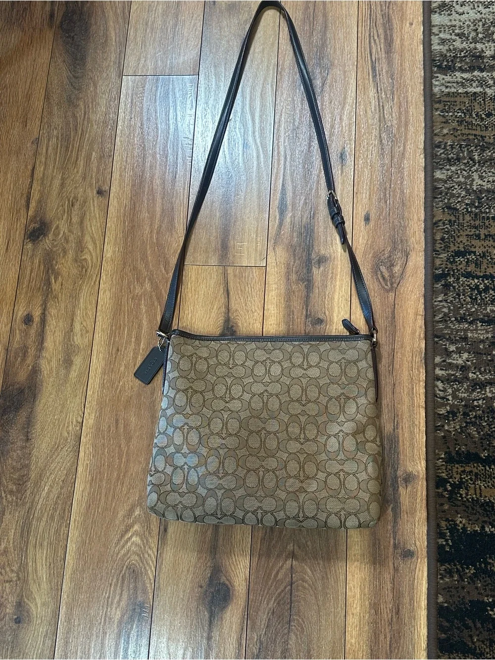 Coach Signature Crossbody Bag in Brown